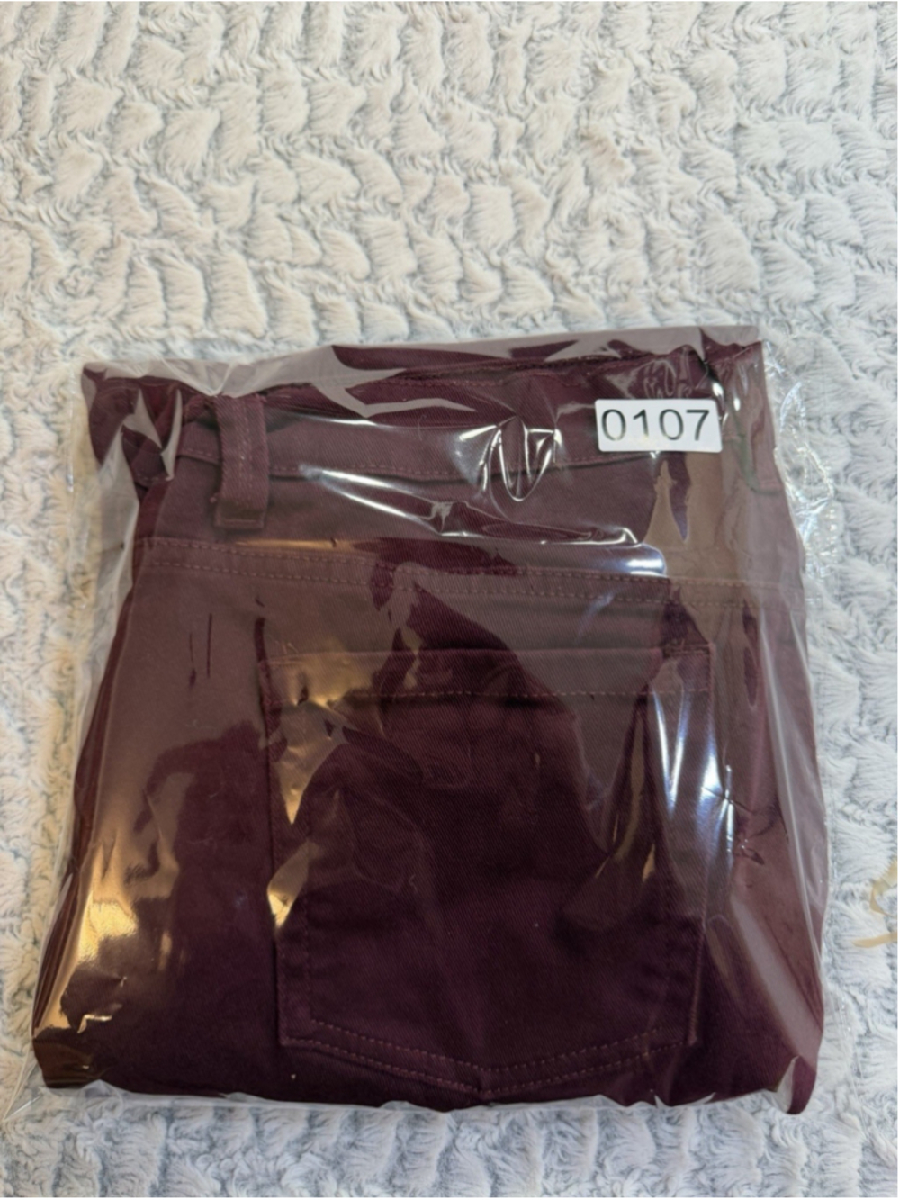 Gloria Vanderbilt Women’s Straight Leg Jeans Burgundy Dark Wash Stretch Pockets - Picture 10 of 10